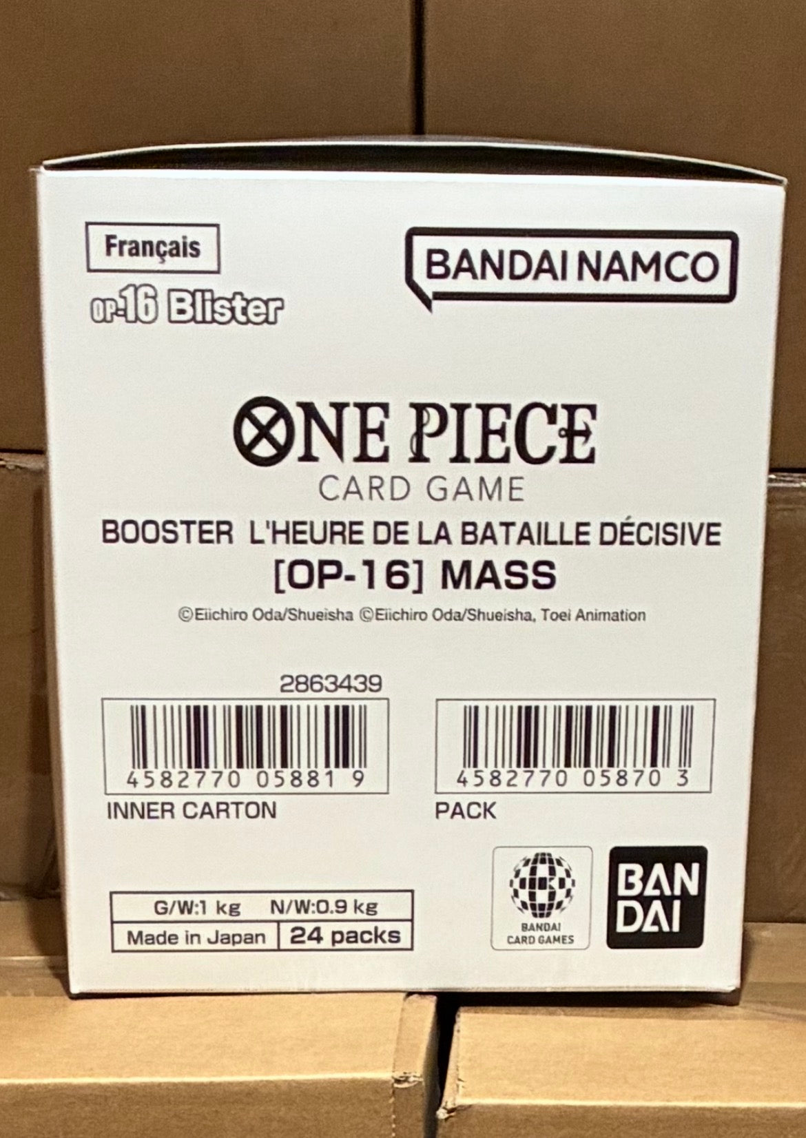 Case Blister One Piece OP16 Fr 🇫🇷