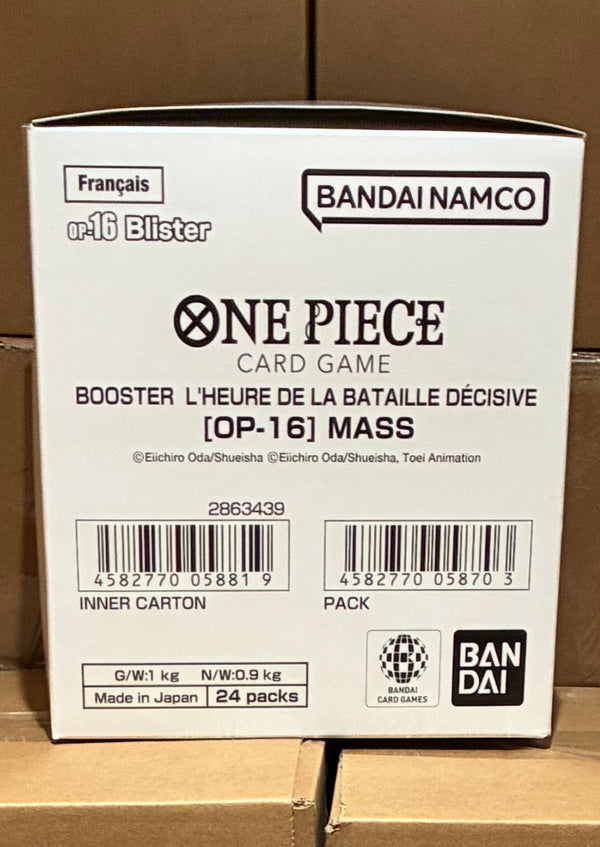 Case Blister One Piece OP16 Fr 🇫🇷