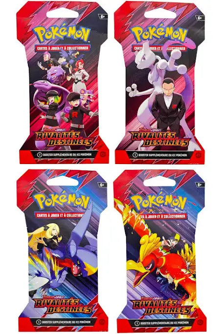 Art Set EV10 Rivalités Destinées – 4 blisters Pokémon