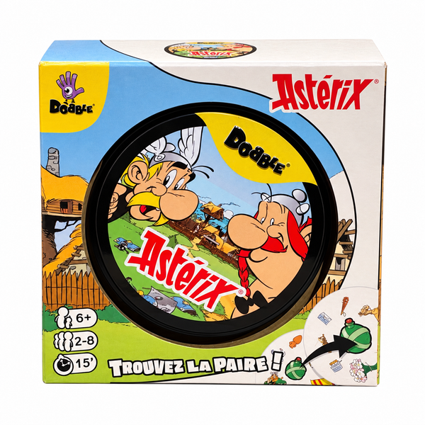 Dobble Astérix – boîte du jeu sur fond blanc