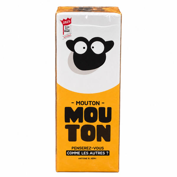 Mouton Mouton – Jeu de société – boîte sur fond blanc