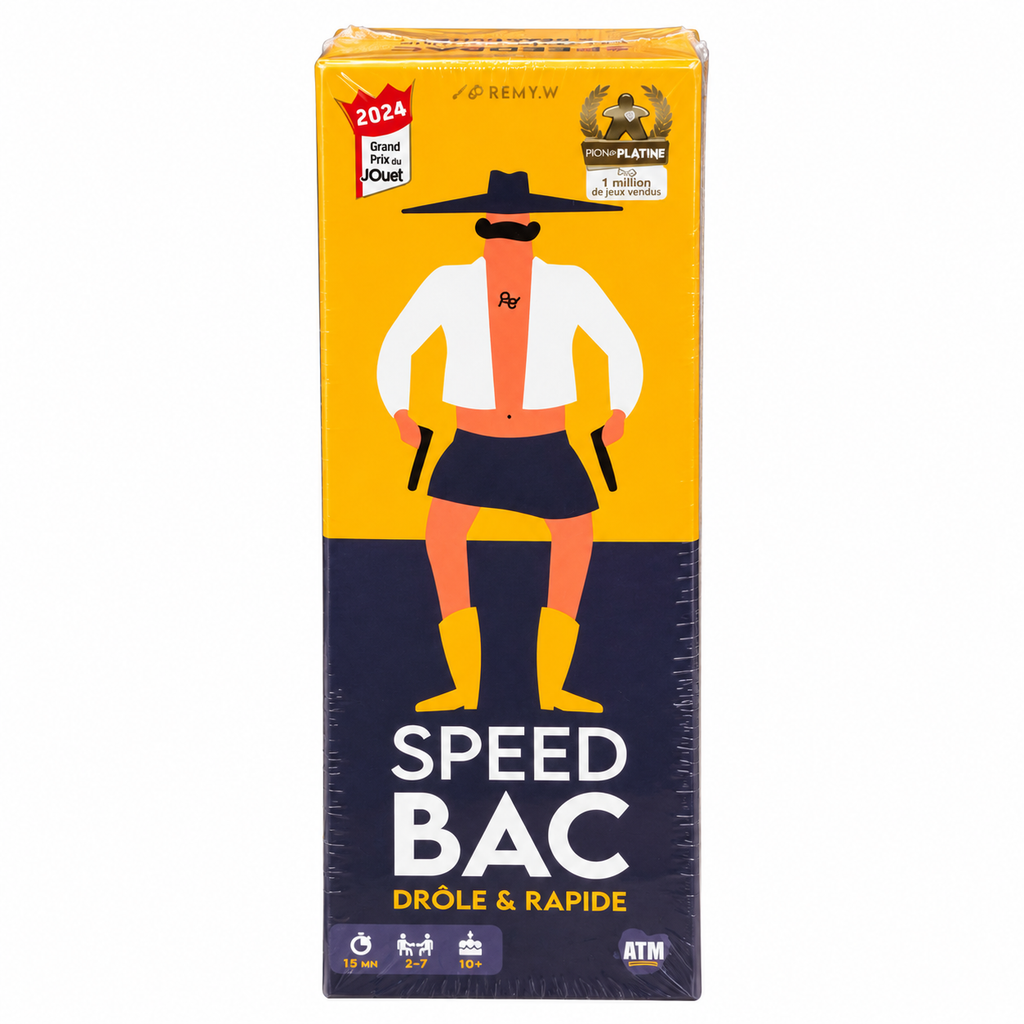 Speed Bac Classique – Jeu de société – boîte sur fond blanc