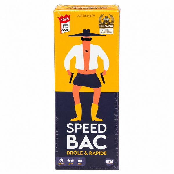 Speed Bac Classique – Jeu de société – boîte sur fond blanc