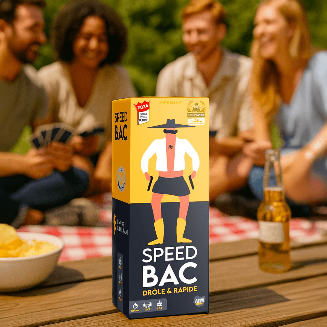 Speed Bac Classique présenté sur une table lors d’une partie entre amis